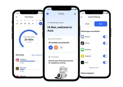 Aura parental control app vs Halo Aware AI Safety Monitoring