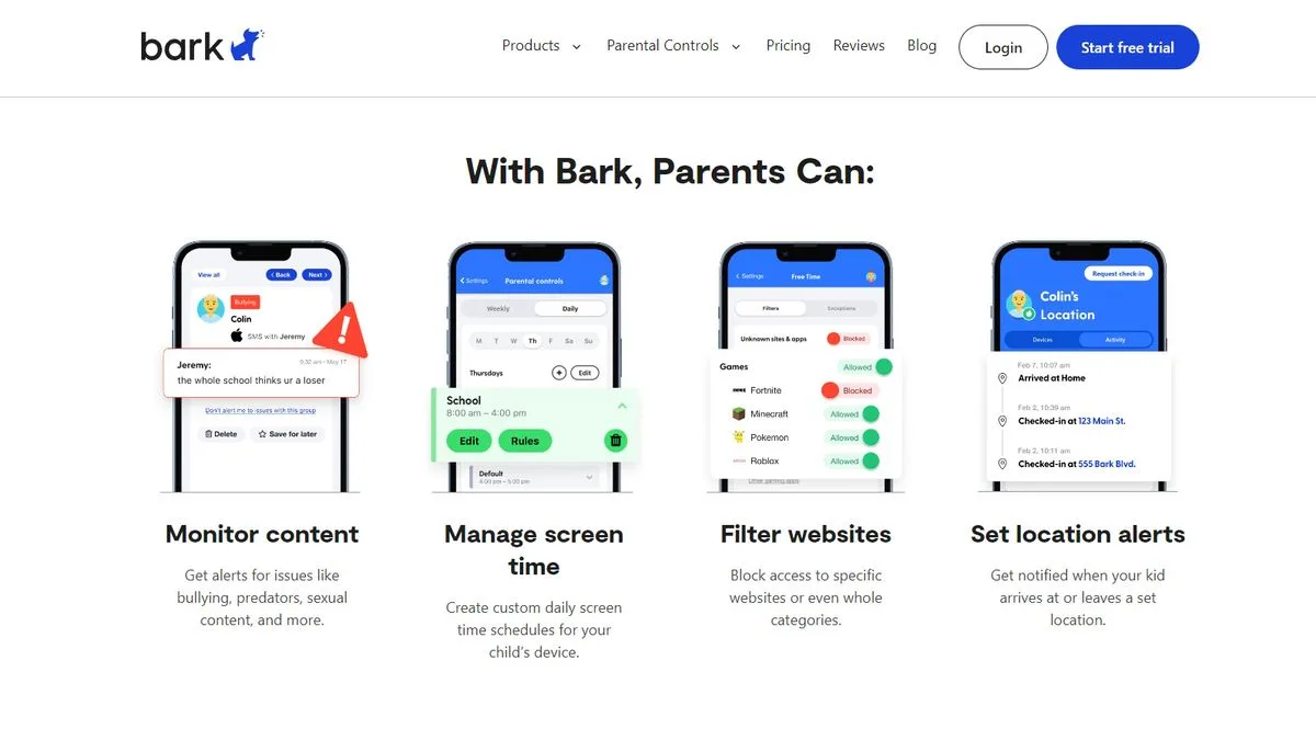 Bark Parental Control App VS Halo Aware AI Safety Monitoring